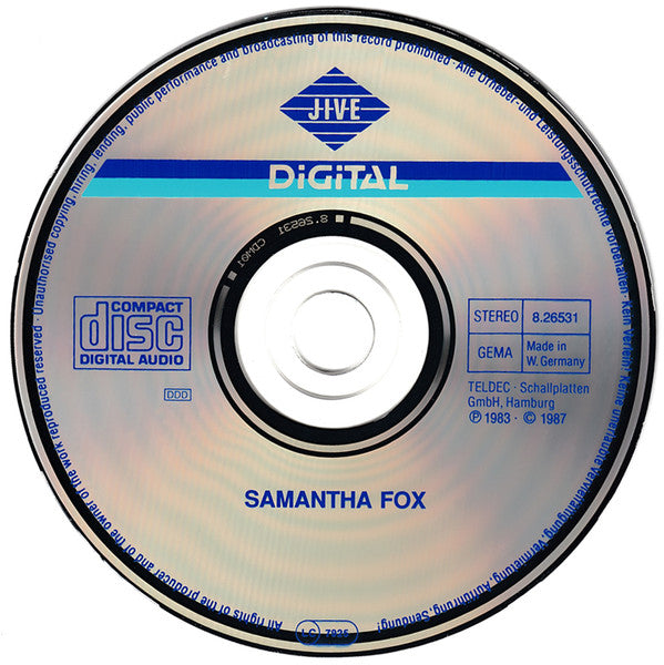 Samantha Fox : Samantha Fox (CD, Album)