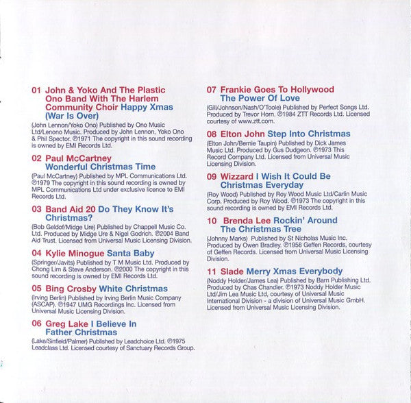 Various : Now Xmas (Massive Christmas Hits) (CD, Comp, Mono)