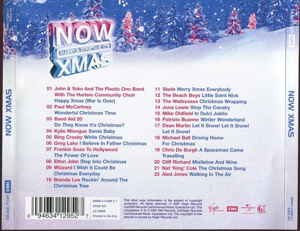 Various : Now Xmas (Massive Christmas Hits) (CD, Comp, Mono)