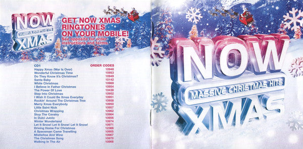 Various : Now Xmas (Massive Christmas Hits) (CD, Comp, Mono)