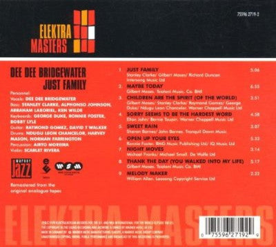 Dee Dee Bridgewater : Just Family (CD, Album, RE, RM, Dig)