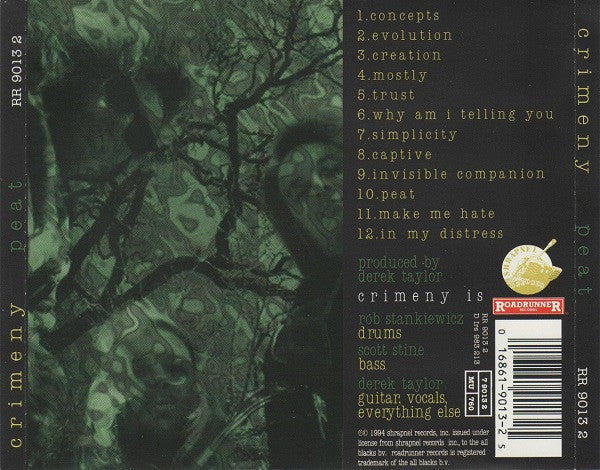 Crimeny : Peat (CD, Album)