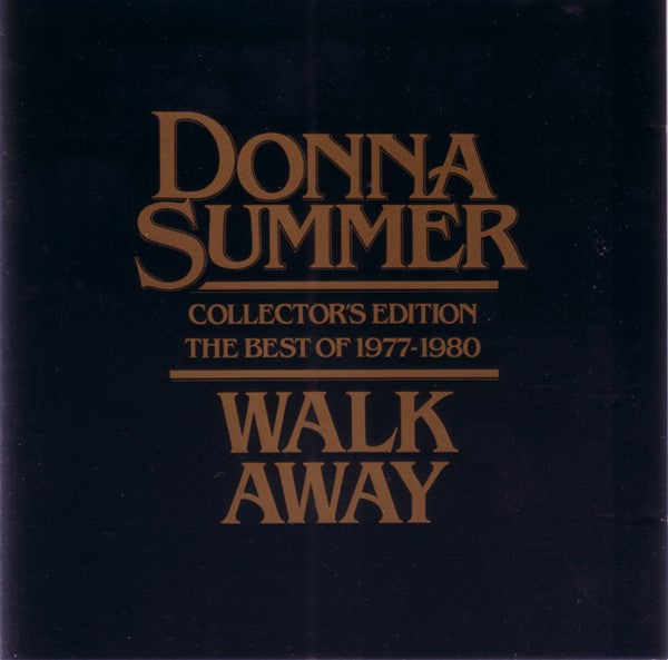 Donna Summer : Walk Away - Collector's Edition (The Best Of 1977-1980) (CD, Comp, RP)