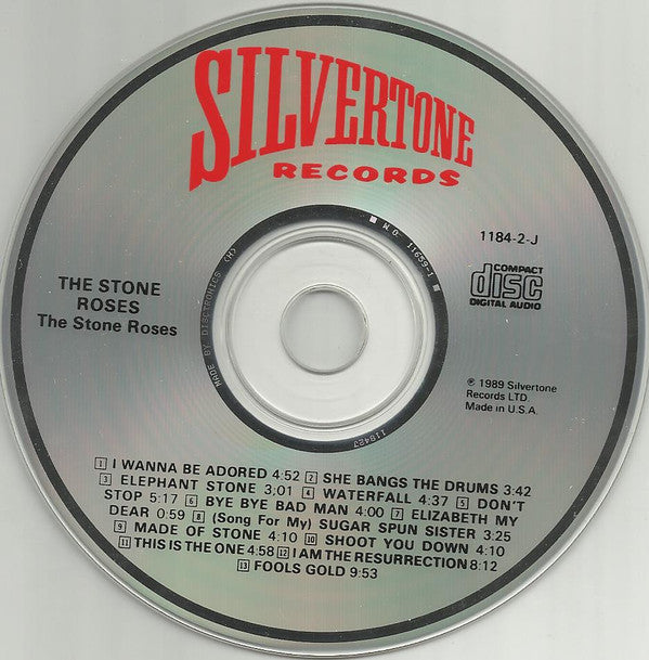 The Stone Roses : The Stone Roses (CD, Album, RE)