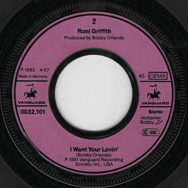 Roni Griffith : Desire (7", Single)