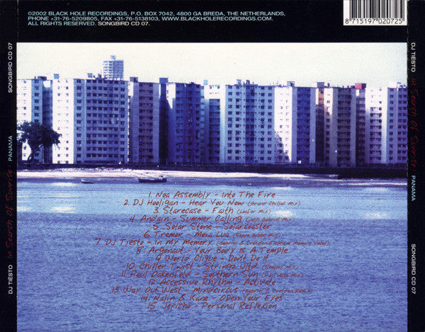 DJ Tiësto : In Search Of Sunrise 3: Panama (CD, Comp, Mixed)