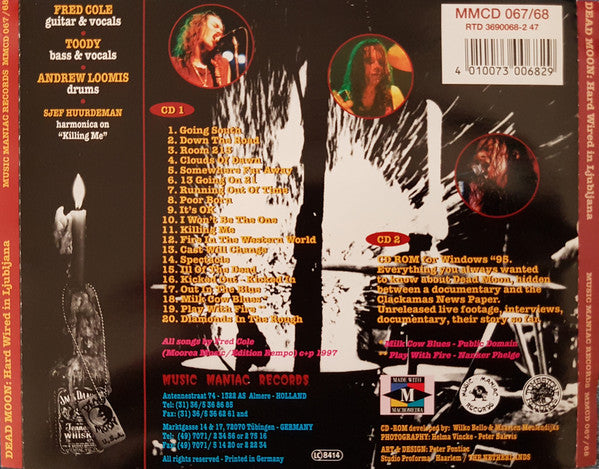 Dead Moon : Hard Wired In Ljubljana (CD, Album + CD-ROM)