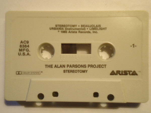 The Alan Parsons Project : Stereotomy (Cass, Album, Dol)