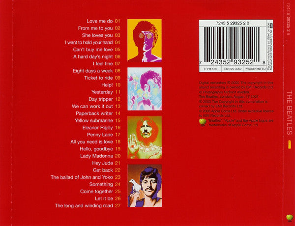 The Beatles : 1 (CD, Comp, Mono, RM, EMI)