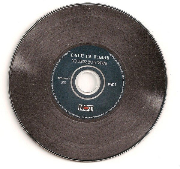Various : Café De Paris (50 Grands Succès Français) (2xCD, Comp)