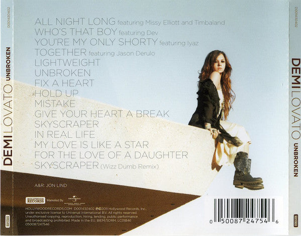 Demi Lovato : Unbroken (CD, Album)