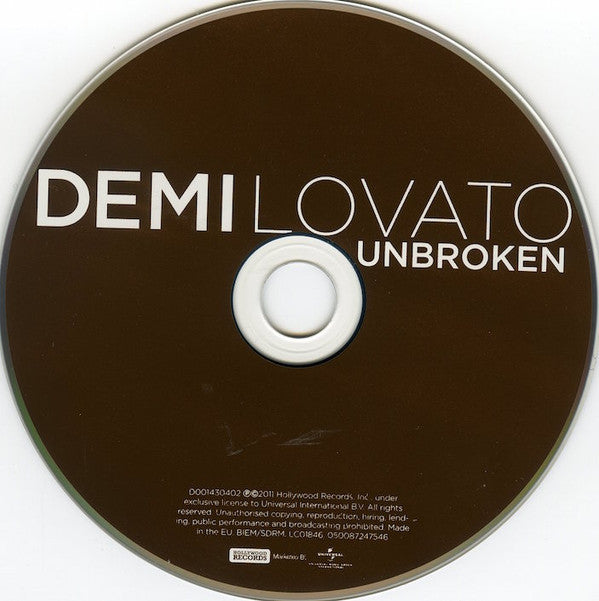Demi Lovato : Unbroken (CD, Album)