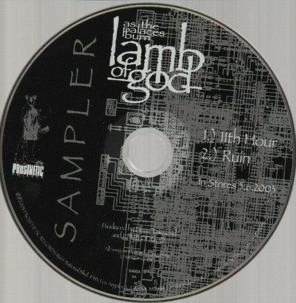 Lamb Of God : As The Palaces Burn (CD, Promo, Smplr)