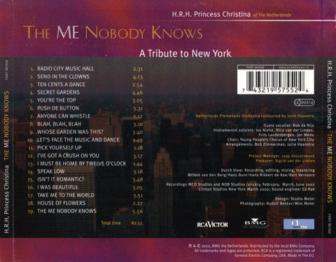 Het Nederlands Promenade Orkest : The Me Nobody Knows: A Tribute To New York (CD, Comp)