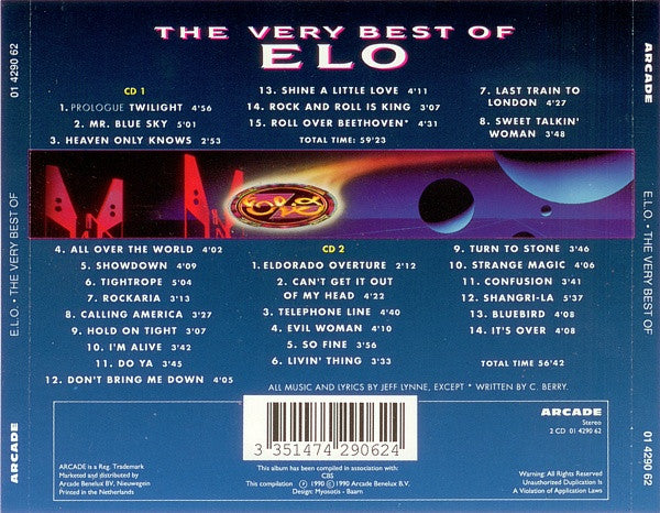 Electric Light Orchestra : The Very Best Of ELO (2xCD, Comp)