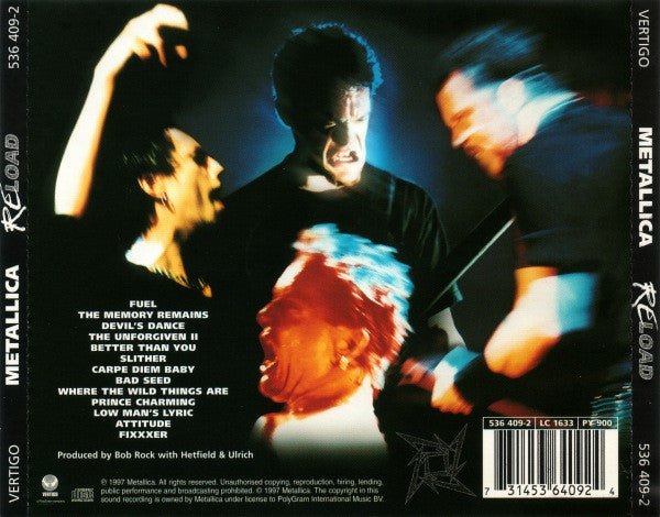 Metallica : Reload (CD, Album)