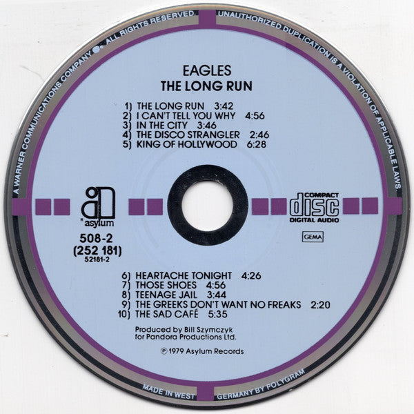 Eagles : The Long Run (CD, Album, RE, Tar)