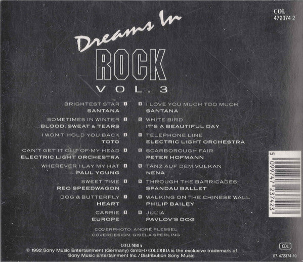 Various : Dreams In Rock Vol. 3 (CD, Comp)