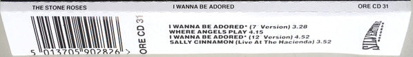 The Stone Roses : I Wanna Be Adored (CD, Single)