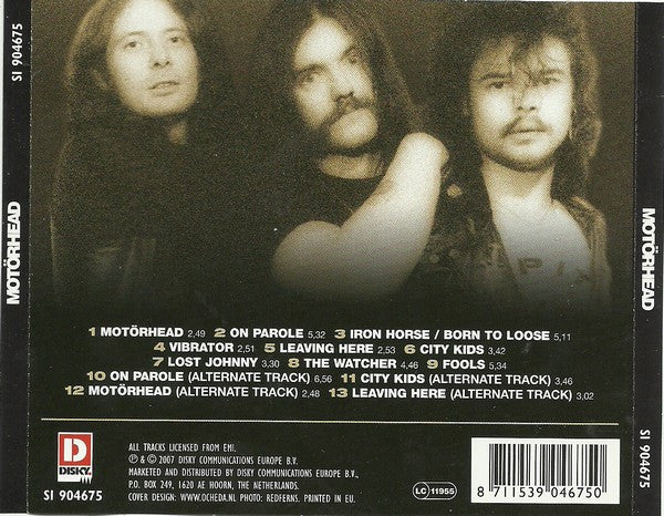 Motörhead : Motörhead (CD, Album, RE)