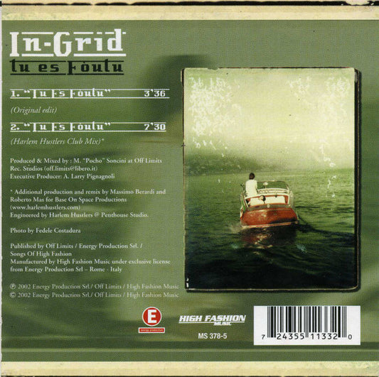 In-Grid : Tu Es Foutu (CD, Single)