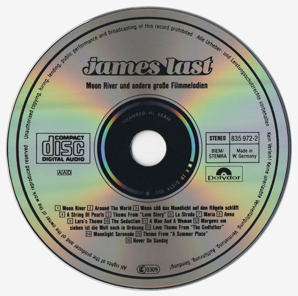 James Last : Moonriver ... Und Andere Große Filmmelodien (CD, Comp, No )