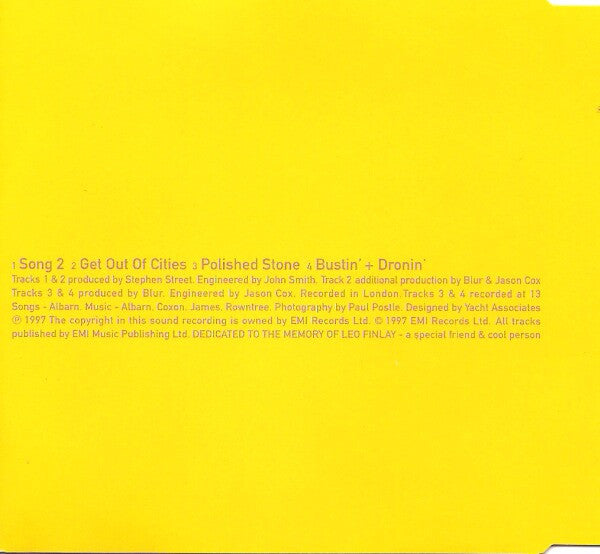 Blur : Song 2 (CD, Maxi)