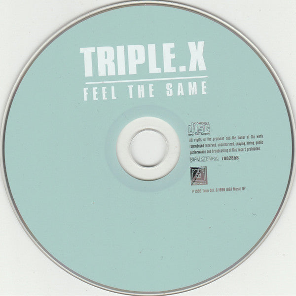 Triple X : Feel The Same (CD, Maxi)