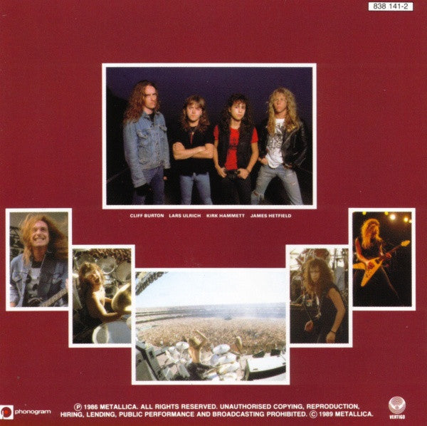 Metallica : Master Of Puppets (CD, Album, RE, RP, Uni)