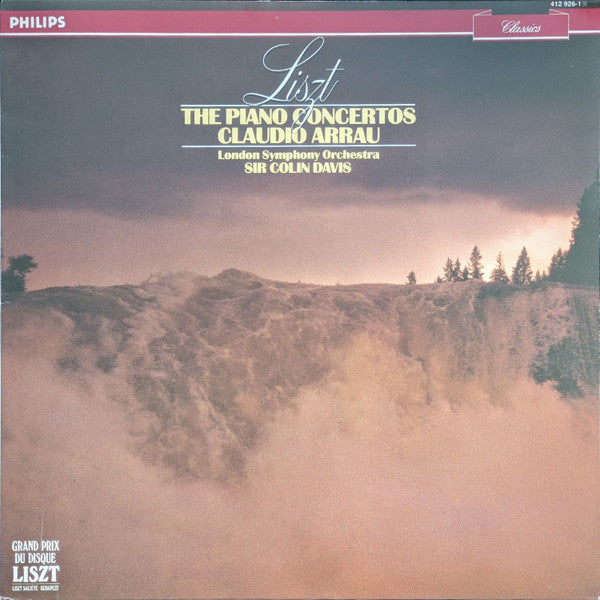 Franz Liszt / Claudio Arrau / London Symphony Orchestra / Sir Colin Davis : The Piano Concertos (LP, Album, RE)