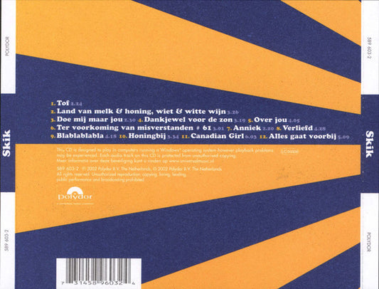 Skik : Tof (CD, Album, Copy Prot.)