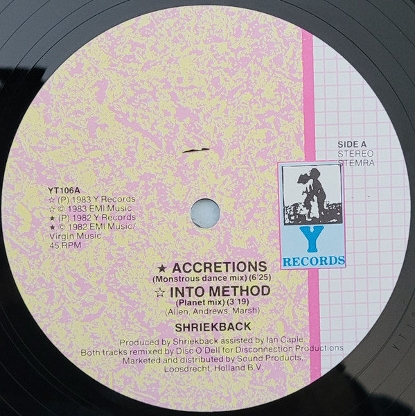 Shriekback : Lined Up / My Spine (12")