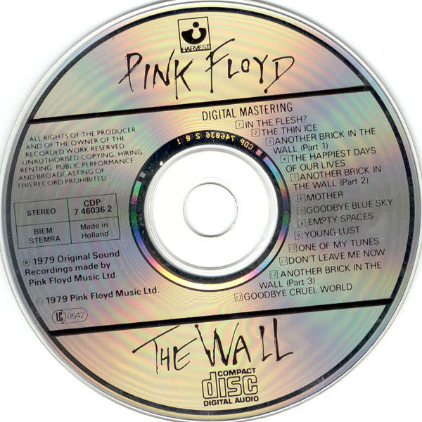 Pink Floyd : The Wall (2xCD, Album, RE, Fat)