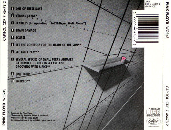 Pink Floyd : Works (CD, Comp, Cap)