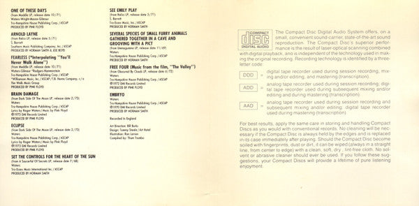 Pink Floyd : Works (CD, Comp, Cap)