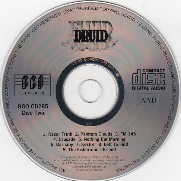 Druid (3) : Toward The Sun / Fluid Druid (2xCD, Comp, RM)