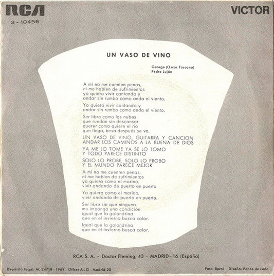 Henry Stephen : Un Vaso De Vino / Stella (7")