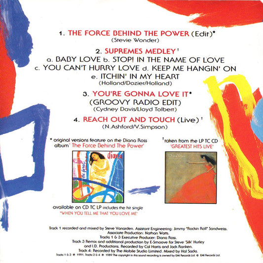 Diana Ross : The Force Behind The Power (CD, Single)