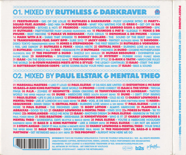 Various : Pussy Lounge (2xCD, Mixed)