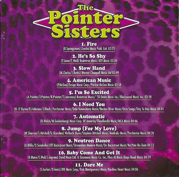 Pointer Sisters : The Very Best Of (CD, Comp)