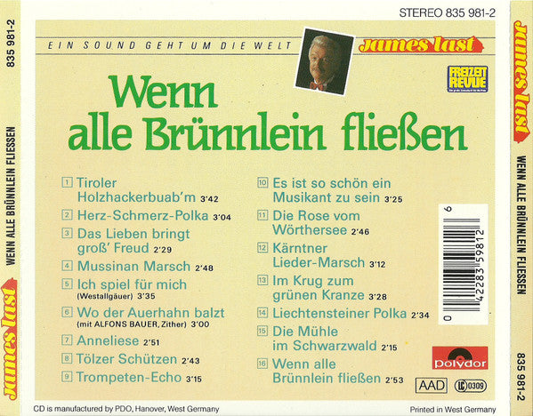 James Last : Wenn Alle Brünnlein Fließen (CD, Comp)
