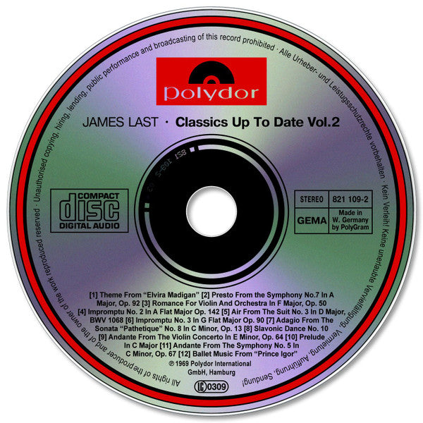Orchester James Last : Classics Up To Date Vol. 2 (CD, Album, RE)