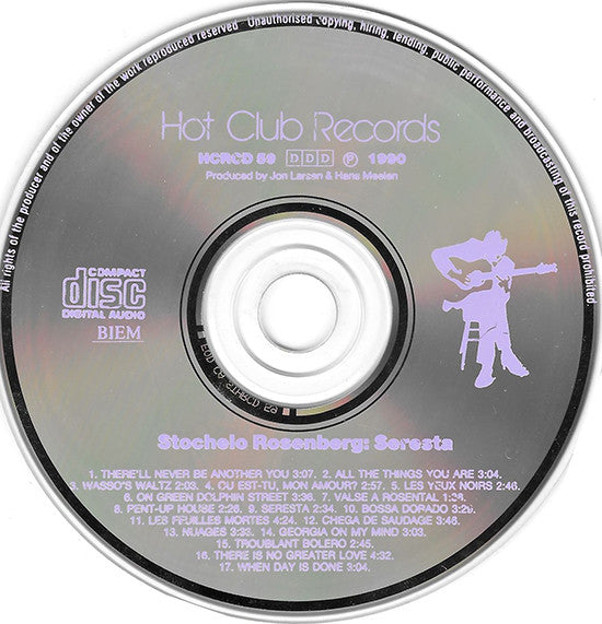 Stochelo Rosenberg, Nous'che Rosenberg, Nonnie Rosenberg, The Rosenberg Trio : Seresta (CD, Album, RE)