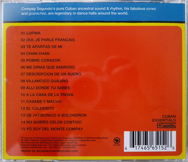 Compay Segundo : El Compadre Again (CD, Comp)