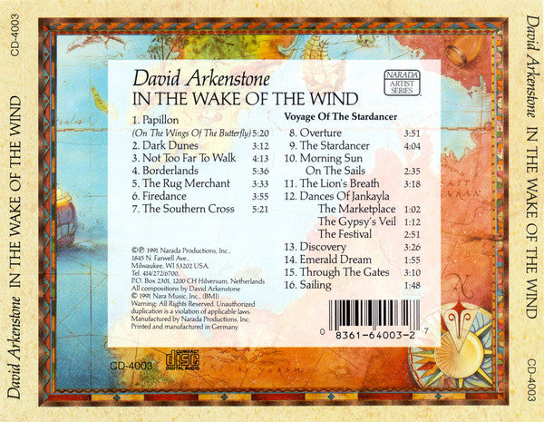 David Arkenstone : In The Wake Of The Wind (CD, Album)