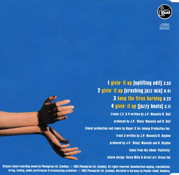 Incognito : Givin' It Up (CD, Single)