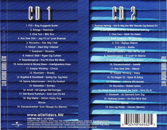 Various : Kom Tilbage Nu 2 - Alle Tiders Danske Hits (2xCD, Comp, RM)