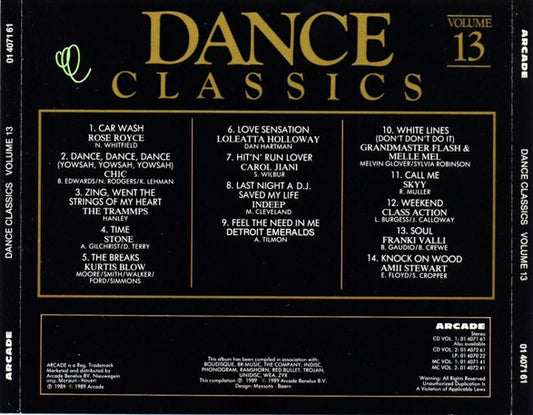 Various : Dance Classics Volume 13 (CD, Comp)
