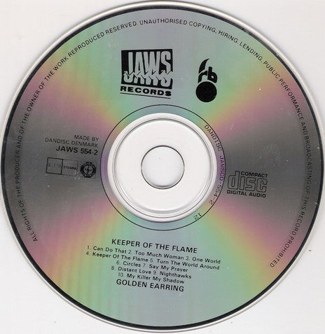 Golden Earring : Keeper Of The Flame (CD, Album)