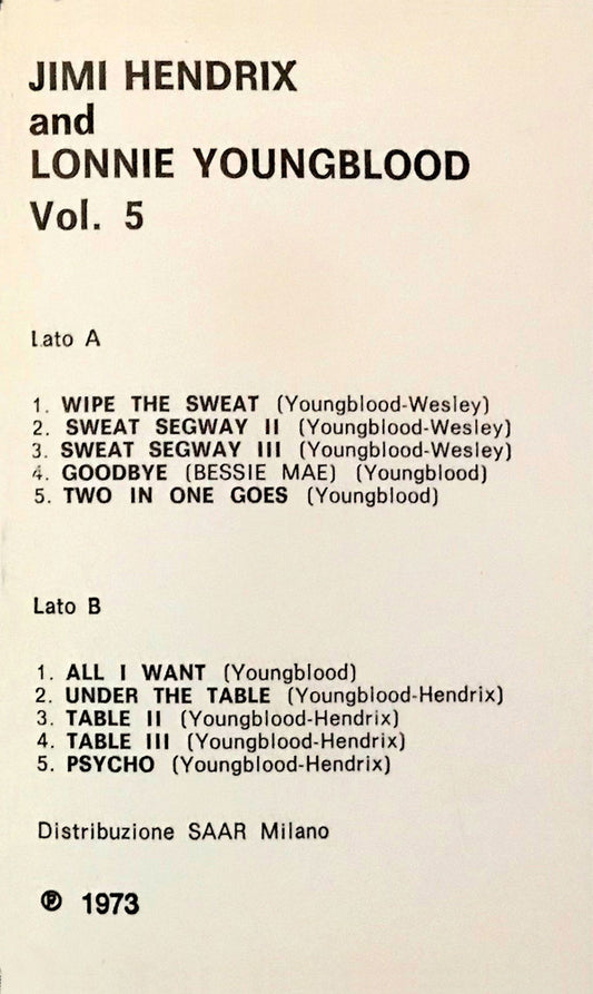 Jimi Hendrix And Lonnie Youngblood : Vol. 5 (Cass)